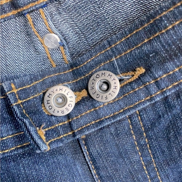 Vintage Tommy Hilfiger High Rise Zippy Flare Leg Jeans 6 - Picture 3 of 16
